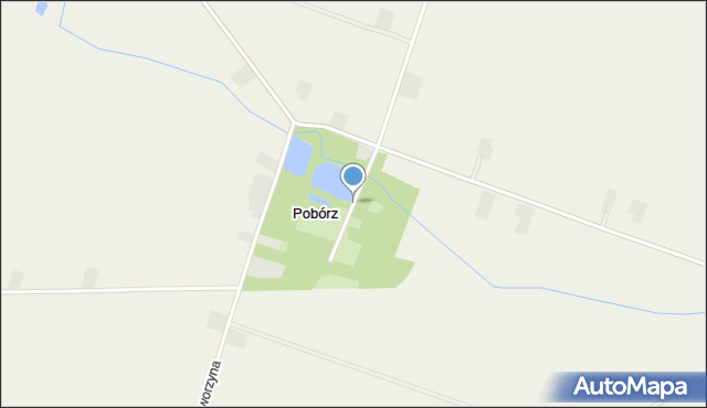 Pobórz, Pobórz, mapa Pobórz