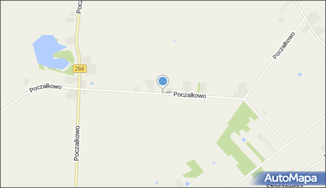 Poczałkowo, Poczałkowo, mapa Poczałkowo