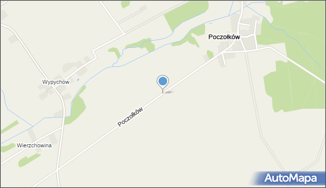 Poczołków, Poczołków, mapa Poczołków