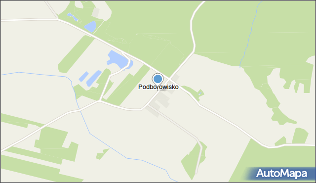 Podborowisko, Podborowisko, mapa Podborowisko