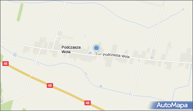 Podczasza Wola, Podczasza Wola, mapa Podczasza Wola