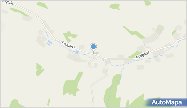 Podgórki gmina Świerzawa, Podgórki, mapa Podgórki gmina Świerzawa