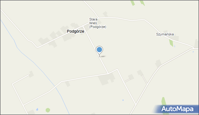 Podgórze gmina Ciepielów, Podgórze, mapa Podgórze gmina Ciepielów