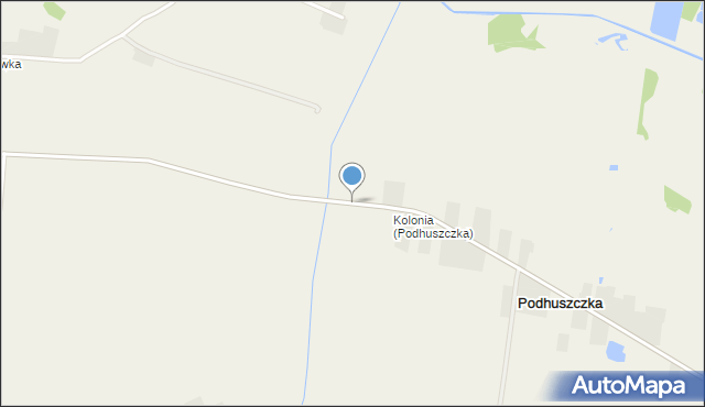 Podhuszczka, Podhuszczka, mapa Podhuszczka