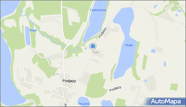 Podjazy, Podjazy, mapa Podjazy