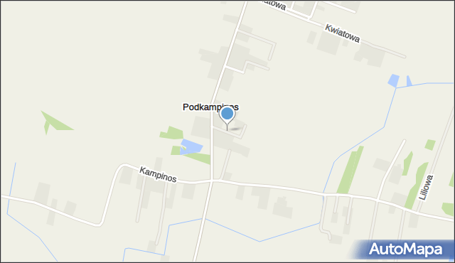 Podkampinos, Podkampinos, mapa Podkampinos