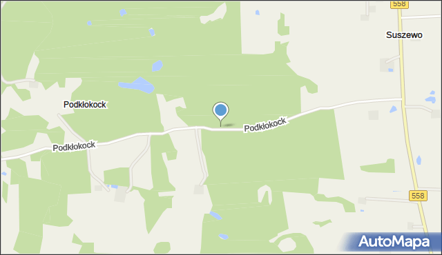 Podkłokock, Podkłokock, mapa Podkłokock