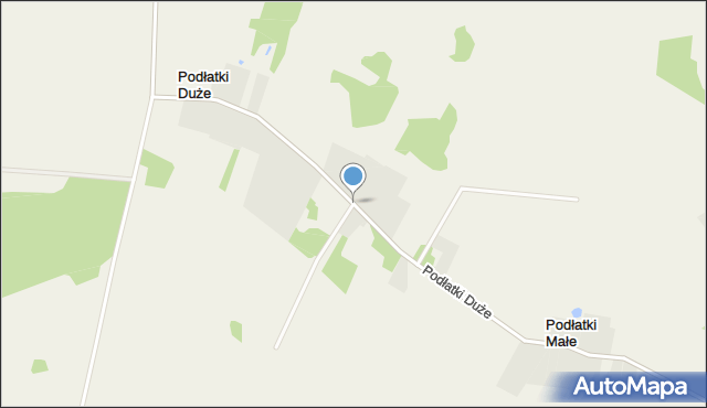 Podłatki Duże, Podłatki Duże, mapa Podłatki Duże