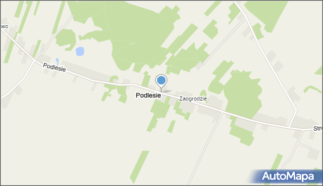 Podlesie gmina Pierzchnica, Podlesie, mapa Podlesie gmina Pierzchnica