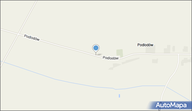 Podlodów gmina Ulhówek, Podlodów, mapa Podlodów gmina Ulhówek