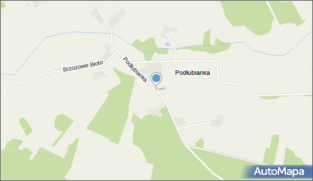 Podłubianka, Podłubianka, mapa Podłubianka