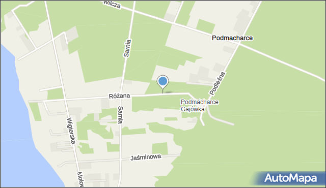 Podmacharce Gajówka, Podmacharce Gajówka, mapa Podmacharce Gajówka