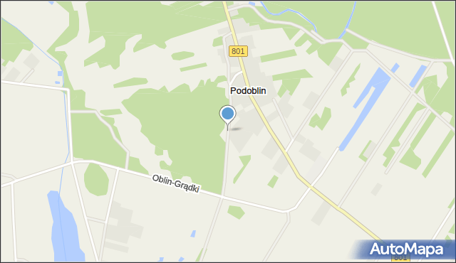 Podoblin, Podoblin, mapa Podoblin