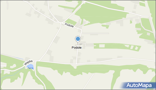 Podole gmina Raciążek, Podole, mapa Podole gmina Raciążek