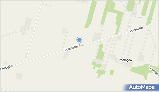 Podrogów, Podrogów, mapa Podrogów