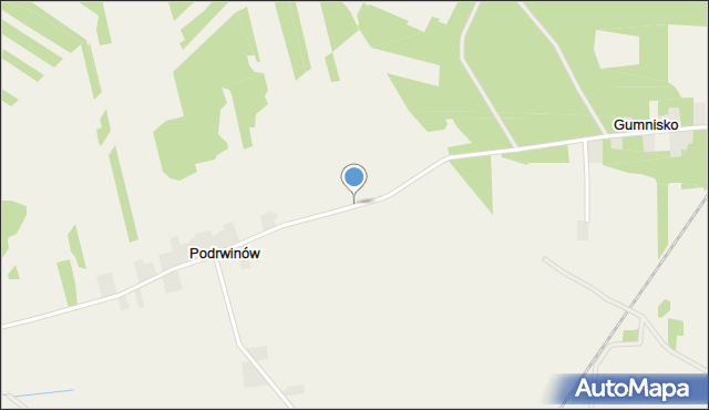 Podrwinów, Podrwinów, mapa Podrwinów