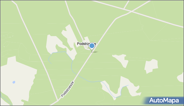 Podstrzesze, Podstrzesze, mapa Podstrzesze