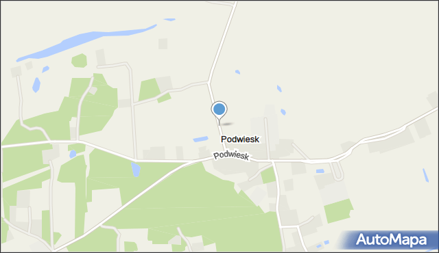 Podwiesk, Podwiesk, mapa Podwiesk