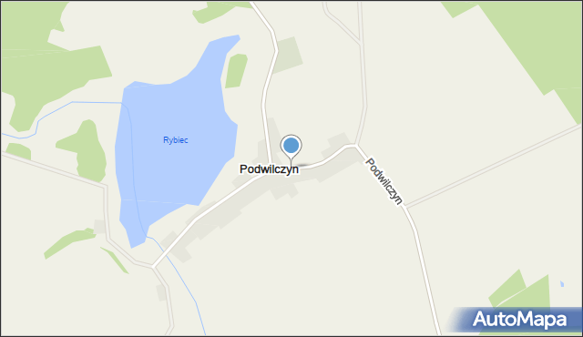 Podwilczyn, Podwilczyn, mapa Podwilczyn