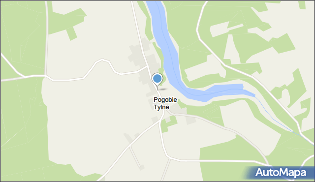 Pogobie Tylne, Pogobie Tylne, mapa Pogobie Tylne