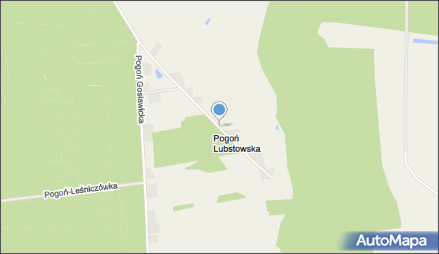 Pogoń Lubstowska, Pogoń Lubstowska, mapa Pogoń Lubstowska