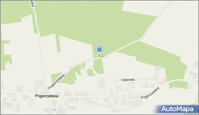 Pogorzeliska, Pogorzeliska, mapa Pogorzeliska