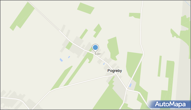 Pogreby, Pogreby, mapa Pogreby