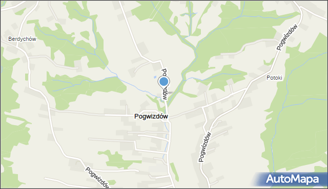 Pogwizdów gmina Bochnia, Pogwizdów, mapa Pogwizdów gmina Bochnia