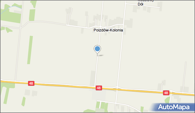 Poizdów-Kolonia, Poizdów-Kolonia, mapa Poizdów-Kolonia