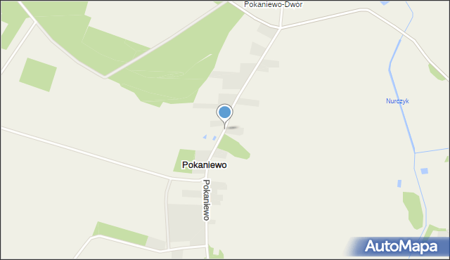 Pokaniewo, Pokaniewo, mapa Pokaniewo