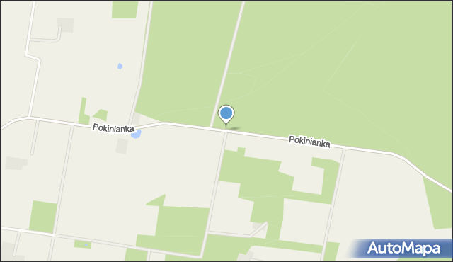 Pokinianka, Pokinianka, mapa Pokinianka