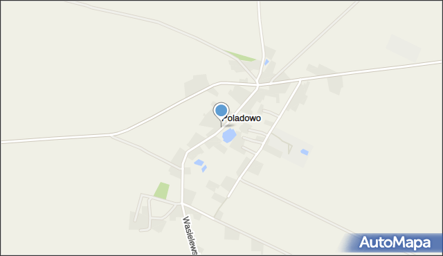 Poladowo, Poladowo, mapa Poladowo