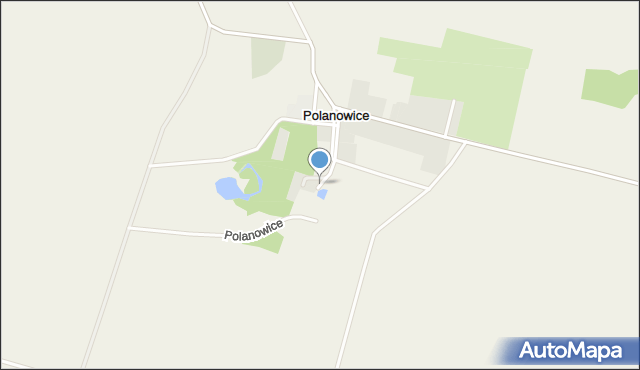 Polanowice gmina Kruszwica, Polanowice, mapa Polanowice gmina Kruszwica