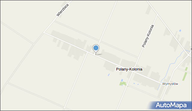 Polany-Kolonia, Polany-Kolonia, mapa Polany-Kolonia