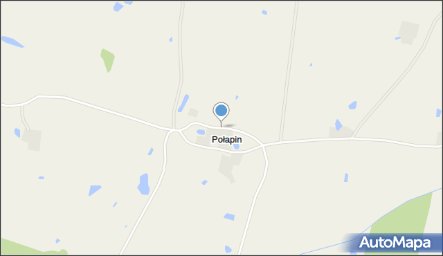 Połapin, Połapin, mapa Połapin