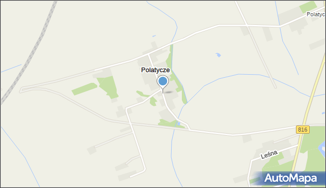 Polatycze, Polatycze, mapa Polatycze