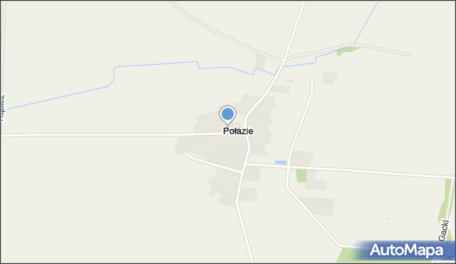 Połazie, Połazie, mapa Połazie