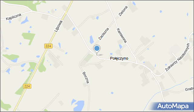 Połęczyno, Połęczyno, mapa Połęczyno