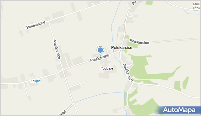 Polekarcice, Polekarcice, mapa Polekarcice