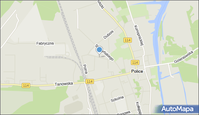 Police, Polna, mapa Police