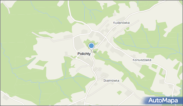 Polichty, Polichty, mapa Polichty