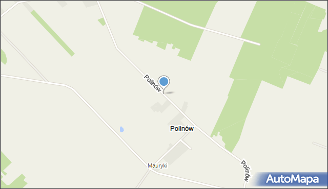 Polinów, Polinów, mapa Polinów