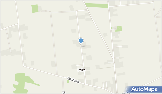 Pólko gmina Niemce, Pólko, mapa Pólko gmina Niemce