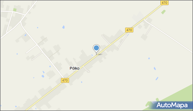 Pólko gmina Żelazków, Pólko, mapa Pólko gmina Żelazków