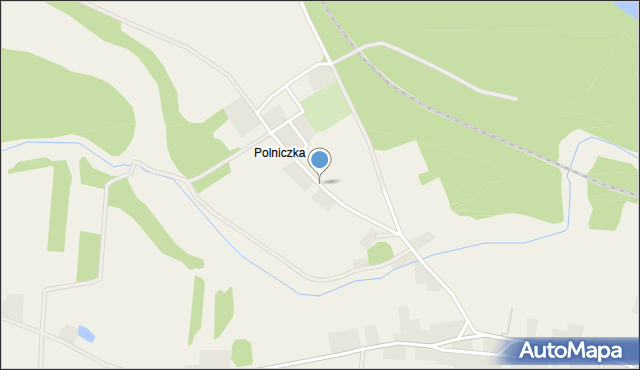 Polniczka, Polniczka, mapa Polniczka