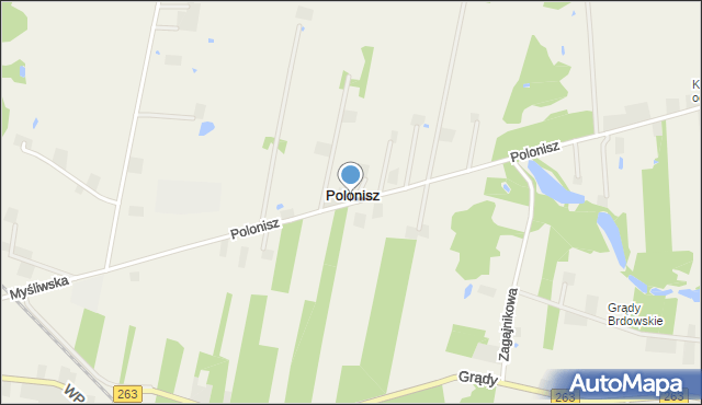 Polonisz, Polonisz, mapa Polonisz