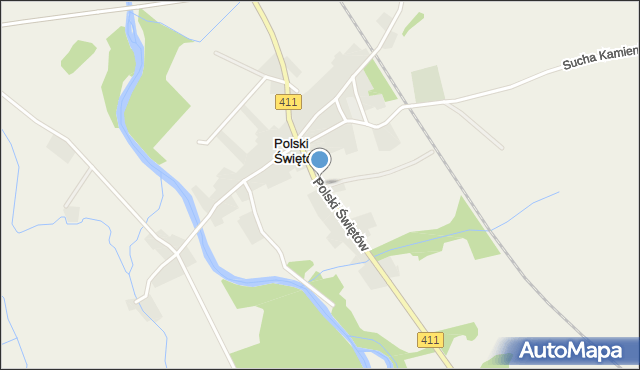 Polski Świętów, Polski Świętów, mapa Polski Świętów