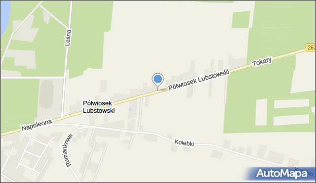 Półwiosek Lubstowski, Półwiosek Lubstowski, mapa Półwiosek Lubstowski