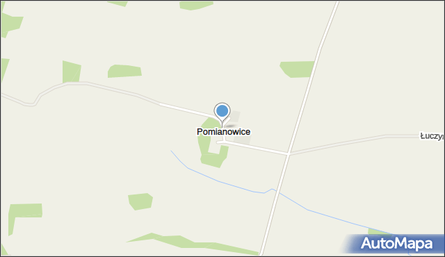 Pomianowice, Pomianowice, mapa Pomianowice