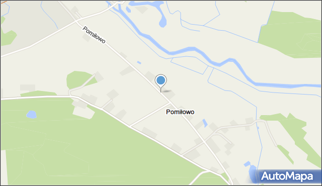 Pomiłowo, Pomiłowo, mapa Pomiłowo